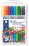 STAEDTLER Noris Club 1-3mm kimosható kétvégű 10db-os - Különböző szín (TS320NWP10)