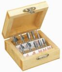Proxxon Micromot Set de 10 freze PROXXON MICROMOT pentru profilat, ax 3.2mm (29020)