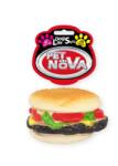 PET NOVA DOG LIFE STYLE Hamburger jucarie pentru caini 9cm
