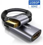  DisplayPort към HDMI кабел JSAUX, 1080P@60Hz позлатени накрайници, найлонова оплетка