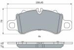 Bosch set placute frana, frana disc BOSCH 0 986 424 847 (0 986 424 847)