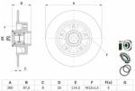 Bosch Disc frana BOSCH 0 986 479 E79 (0 986 479 E79) - automobilus