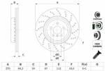 Bosch Disc frana BOSCH 0 986 479 G13 (0 986 479 G13) - automobilus