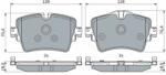 Bosch set placute frana, frana disc BOSCH 0 986 494 940 - automobilus