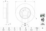 Bosch Disc frana BOSCH 0 986 479 A18 (0 986 479 A18) - automobilus