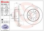 BREMBO Disc frana BREMBO 08. D432.11 - automobilus