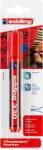 edding Marker permanent Edding 330, varf retezat 1-5 mm, rosu, blister (ED33002B)