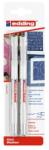edding Roller Edding 2185 cu gel, varf 0.7 mm, alb, blister (ED218549) - birotica-asp