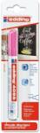 edding Marker Edding 4095 cu creta lichida, varf 2-3 mm, roz, blister (ED409569) - birotica-asp