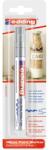 edding Marker Edding 750 cu vopsea, corp metalic, varf 2-4 mm, argintiu, blister (ED75004B)