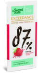 Sly Nutritia Ciocolata Neagra 87% cu Capsuni SLY NUTRITIA 90 g
