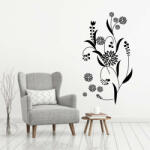  Sticker perete Black Flower Decor 5