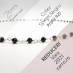 Zarro Design Colier Spinel Negru si Argint 925 - zarro - 145,00 RON