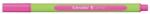 Schneider Line-up tűfilc 0, 4 mm, neon rózsaszín