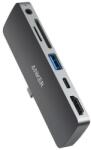 Anker Media Hub Anker PowerExpand Direct pentru iPad Pro, 6-in-1, 60W Power Delivery, USB-C, 4K HDMI, Audio 3.5mm, USB 3.0, microSD (A83620A1)