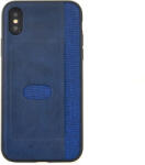 Meleovo Husa Meleovo Carcasa Vintage iPhone X Blue (slot card, margini flexibile) (MLVVNTPHXBL) - pcone