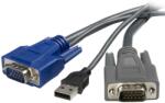 StarTech 10 ft Ultra-Thin USB VGA 2-in-1 KVM Cable (SVUSBVGA10) - pcone