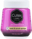Cutex Soluție pentru îndepărtarea ojei, cu burete - Cutex Twist & Scrub Sponge Nail Polish Remover 52 ml