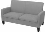 vidaXL Canapea cu 2 locuri, 135 x 65 x 76 cm, gri deschis (244708) Canapea