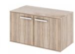 TEMPO KONDELA Dulap mic cu 2-uşi, DTD laminat, stejar sonoma, DUNAJ TIPUL7 Comoda