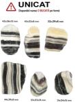  Calcit Zebra Natural Brut Mexico - 31-44 x 22-39 x 8-15 mm - ( XL ) - 1 Buc