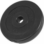 Gorilla Sports Műanyag súlytárcsa fekete 2, 5 kg (100547-00006-0007) Súlytárcsa