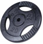 Gorilla Sports Öntöttvas súlytárcsa fekete 20 kg (100542-00019-0025) - gorillasports Súlytárcsa