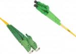 LinkEasy E2A-LCA-SM-10M-D Duplex patch kábel 2 x E2000/APC csatlakozóval + 2 x LC/APC csatlakozóval, duplex core 9/125 LSZ (E2A-LCA-SM-10M-D) - digipont