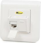 KELine 601120-UP + KEJ-C5E-S-TL(2) Giga Modulo45 Cat. 5E, 2xRJ45/s, süllyesztett, csatlakozóval (601120-UP + KEJ-C5E-S-TL(2))