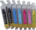 Utángyártott Epson T0331-T0336 ARC tölthető patronok (950)