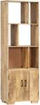 vidaXL Bibliotecă, 60 x 35 x 180 cm, lemn masiv de mango (247481) - vidaxl Biblioteca