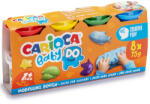 CARIOCA Plastilina moale, 8 culori/set, 600 g CARIOCA Baby