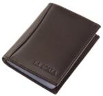 La Scala sötétbarna álló bőr kártyatartó ad2038