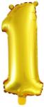  Arany színű szám fólia lufi - 1