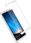 Huawei Mate 10 Lite 5D üvegfólia teljes kijelzőre, átlátszó (fehér keret)
