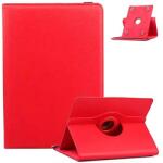  Univerzális méret 9"-ig forgatható tablet tok, (Piros)