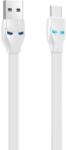 hoco. U14 type-C kábel, 2.4A, LED állapotjelző, 1.2M, fehér