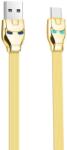 hoco. U14 type-C kábel, 2.4A, LED állapotjelző, 1.2M, arany