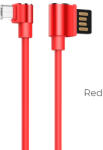 hoco. U37 1.2M L alakú microUSB kábel (L alakú), piros