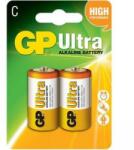 GP Batteries Baterie alcalină GP ULTRA LR14 / 2 buc. într-un pachet / 1.5V Baterii de unica folosinta