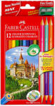 Faber-Castell Faber-Castell: Set creioane colorate - 12+3 buc (110312)