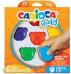 CARIOCA Maci formájú Baby Teddy zsírkréta 6 db-os - Carioca (42956) - innotechshop