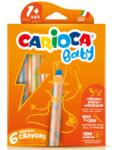 CARIOCA Carioca: 3 az 1-ben bébi zsírkréta 6db-os készlet (42817) - innotechshop