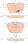 TRW set placute frana, frana disc TRW COTEC GDB1835 (GDB1835)