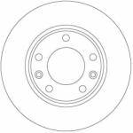 TRW Disc frana TRW DF6910 (DF6910) - automobilus