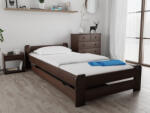  Pat Emily 90x200 cm, nuc Saltele: Cu saltele Coco Maxi 20 cm, Somiera pat: Cu lamele drepte