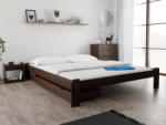  Pat ADA 180x200 cm, nuc Saltele: Fara saltea, Somiera pat: Cu lamele curbate