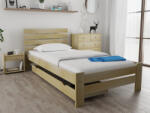  Pat inaltat PARIS 80x200 cm, pin Saltele: Fara saltea, Somiera pat: Cu lamele drepte