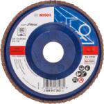 Bosch X551 Zirkon legyezőtárcsa, átmérő 115 mm, P80 (2608607363) (2608607363)