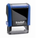 TRODAT Bélyegzõ TRODAT Printy 4.0 4911 égkék ház fekete párna (4911É/F) - tonerpiac